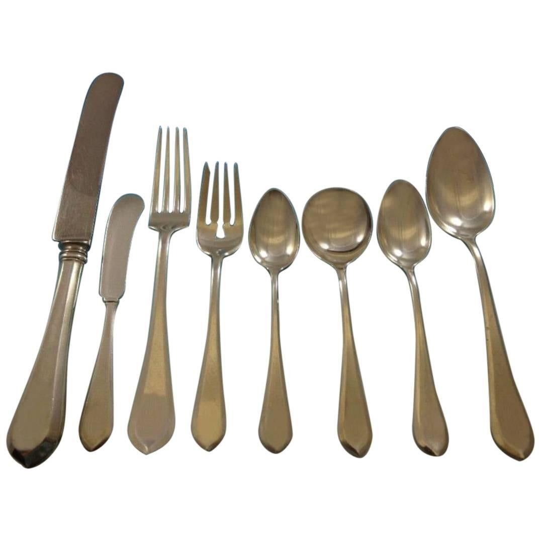 Old London Plain by Gorham Sterling Silver Flatware Set for 12 Service 96 Pieces