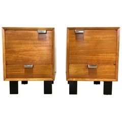 Pair of George Nelson Primavera Bedside Cabinets