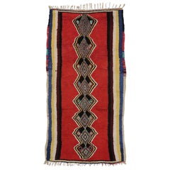 Vintage Moroccan Rug with Tribal Style, Berber Moroccan Rug