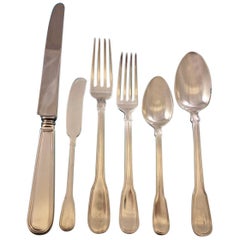 Hamilton by Tiffany & Co. Sterling Silver Flatware Set 12 Service 72 Pcs Dinner