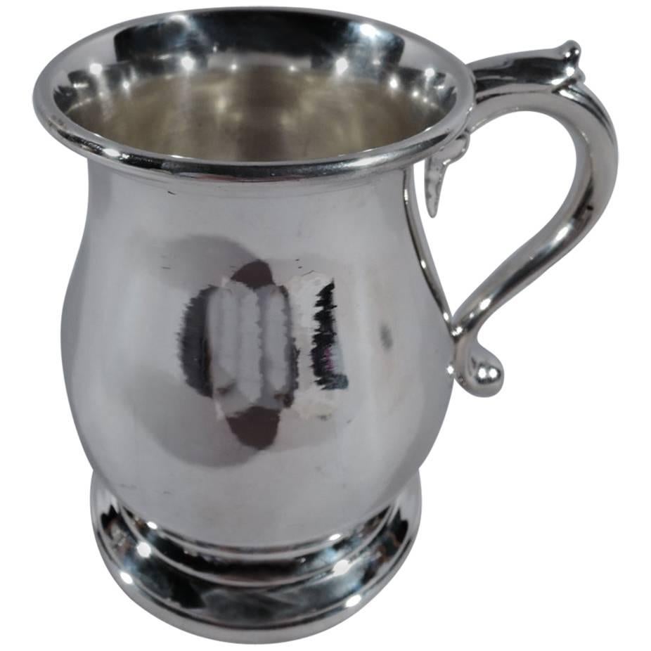 American Sterling Silver Footed Baby Cup after Lamerie