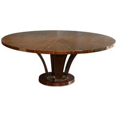 Art Deco French Dinning Room Table in Walnut