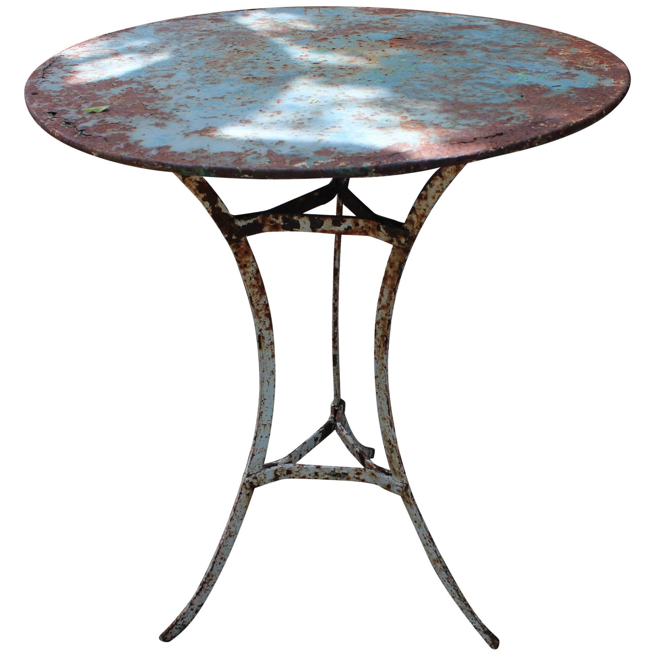 Antique French Bistro Table