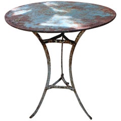 Antique French Bistro Table 4