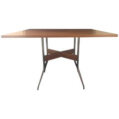 Rare George Nelson Square "Swag Leg" Dining Table for Herman Miller, 1950