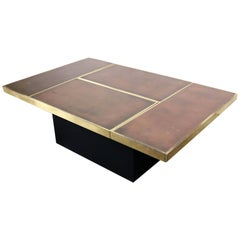 Willy Rizzo Coffee Table with Hidden Bar