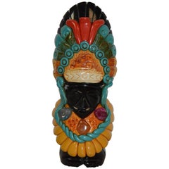 Carved Onyx Statuette with Embellishments 3