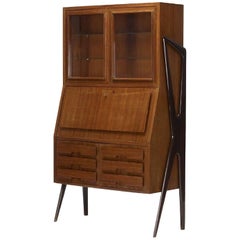 Vintage Ico Parisi Bar Cabinet Secretary