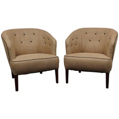 Pair of Danish Modern Armchairs by Ludwig Pontoppidan 12