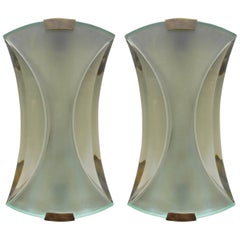 Pair of Italian Sconces by Max Ingrand for Fontana Arte 9