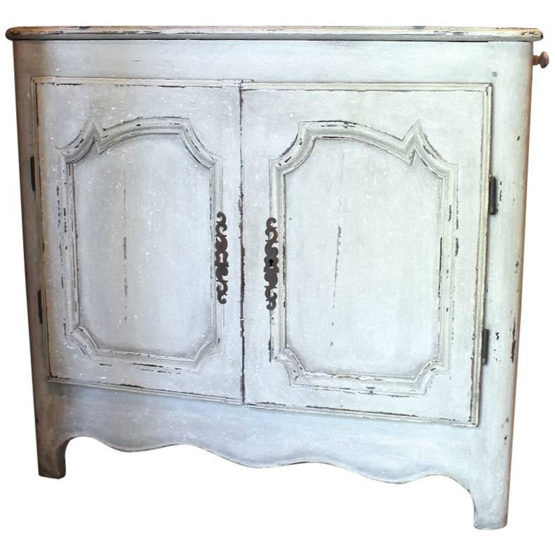 Antique French Period Louis XV Buffet with Small Side Drawer For Sale