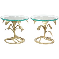Pair of Arthur Court 'Lily' Side Tables