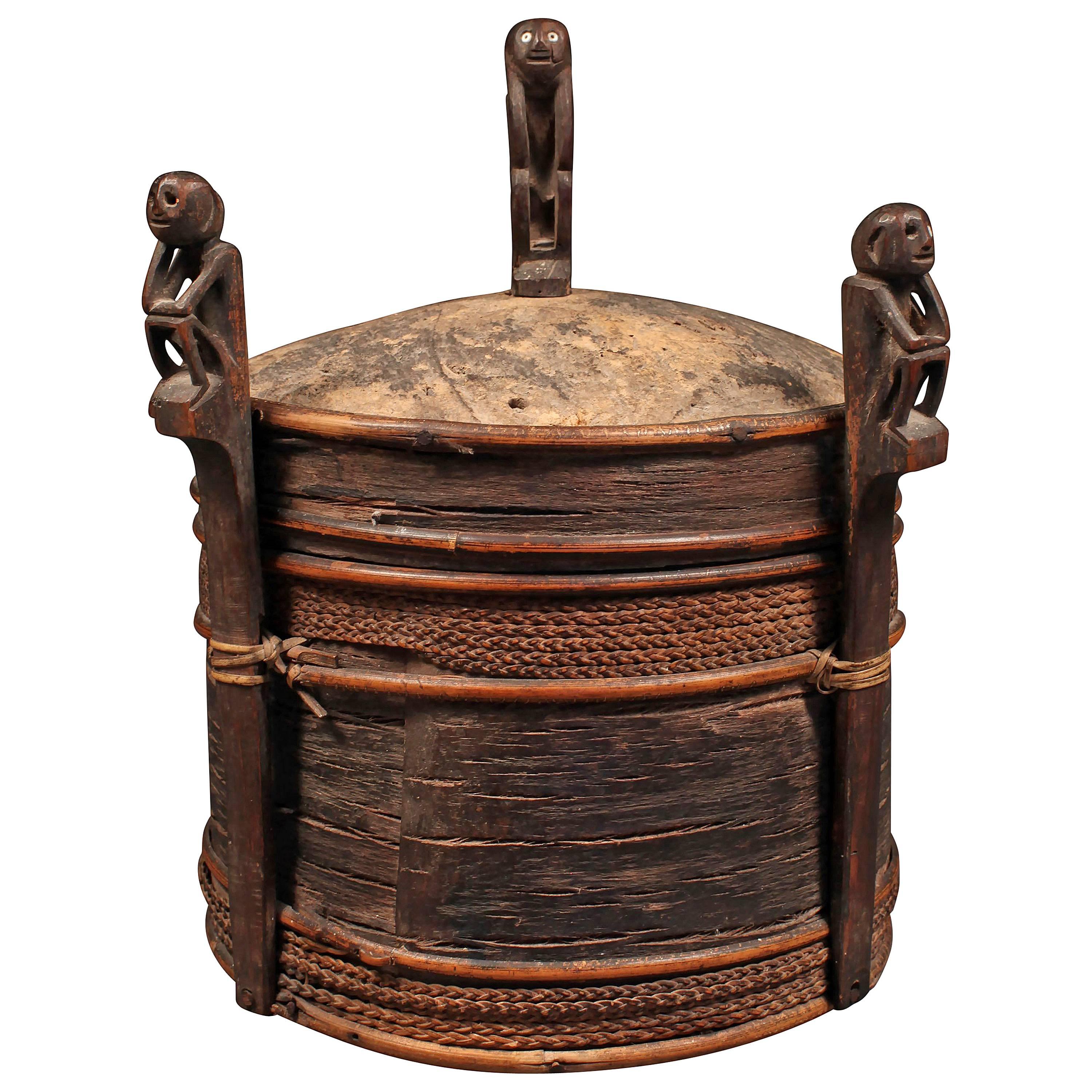 Late 19th Century Dayak Shaman's Box