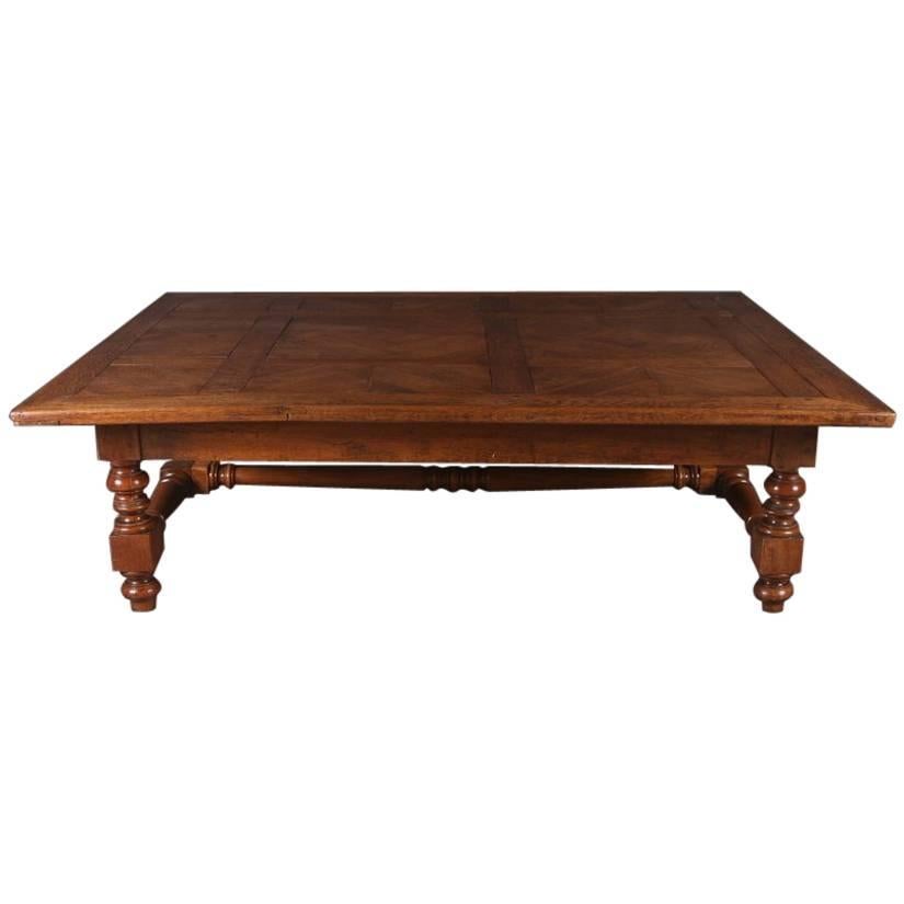 19th Century English Oak Coffee Table