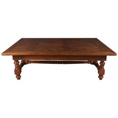 19th Century English Oak Coffee Table