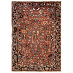 Antique Persian Heriz Carpet 8