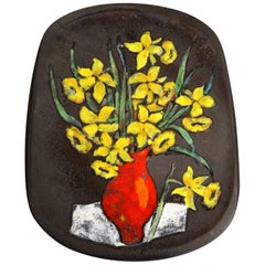 Louis Giraud Ceramic Vallauris Plate, circa 1960 4