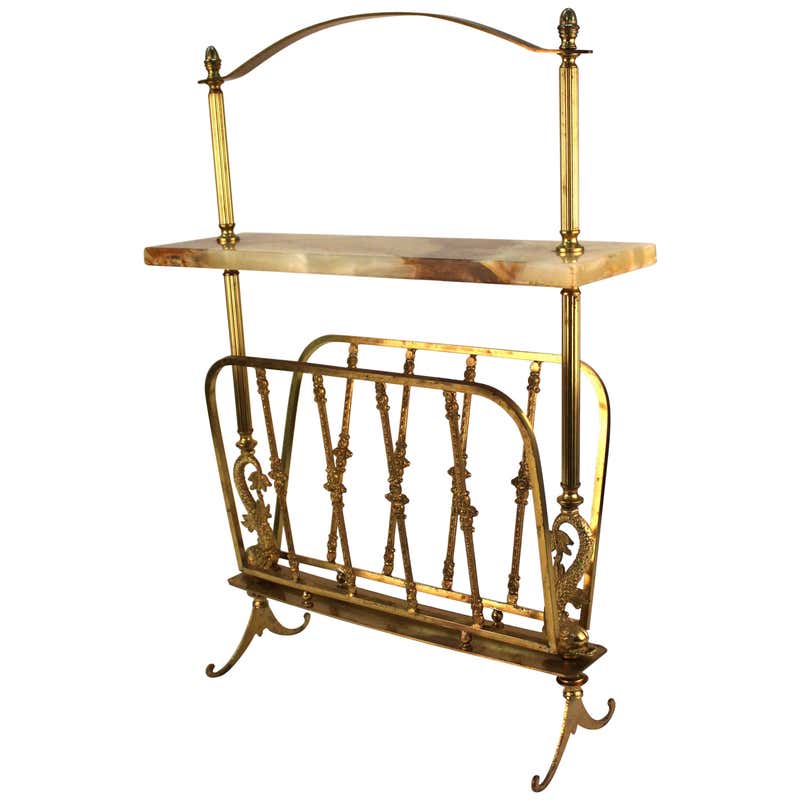 Vintage Mid-Century Magazine Rack For Sale at 1stDibs