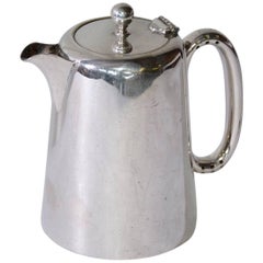 Vintage English Silver Plated Hotel Coffee Pot 4