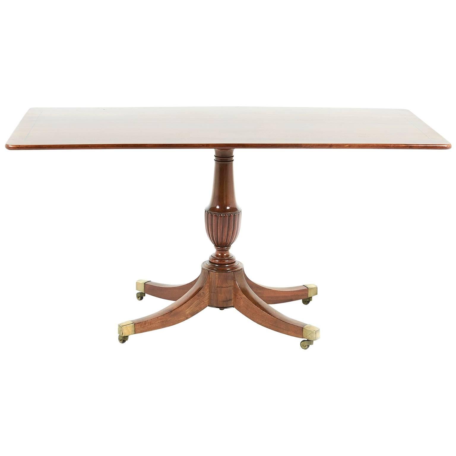 Antique Mahogany English Tilt-Top Table