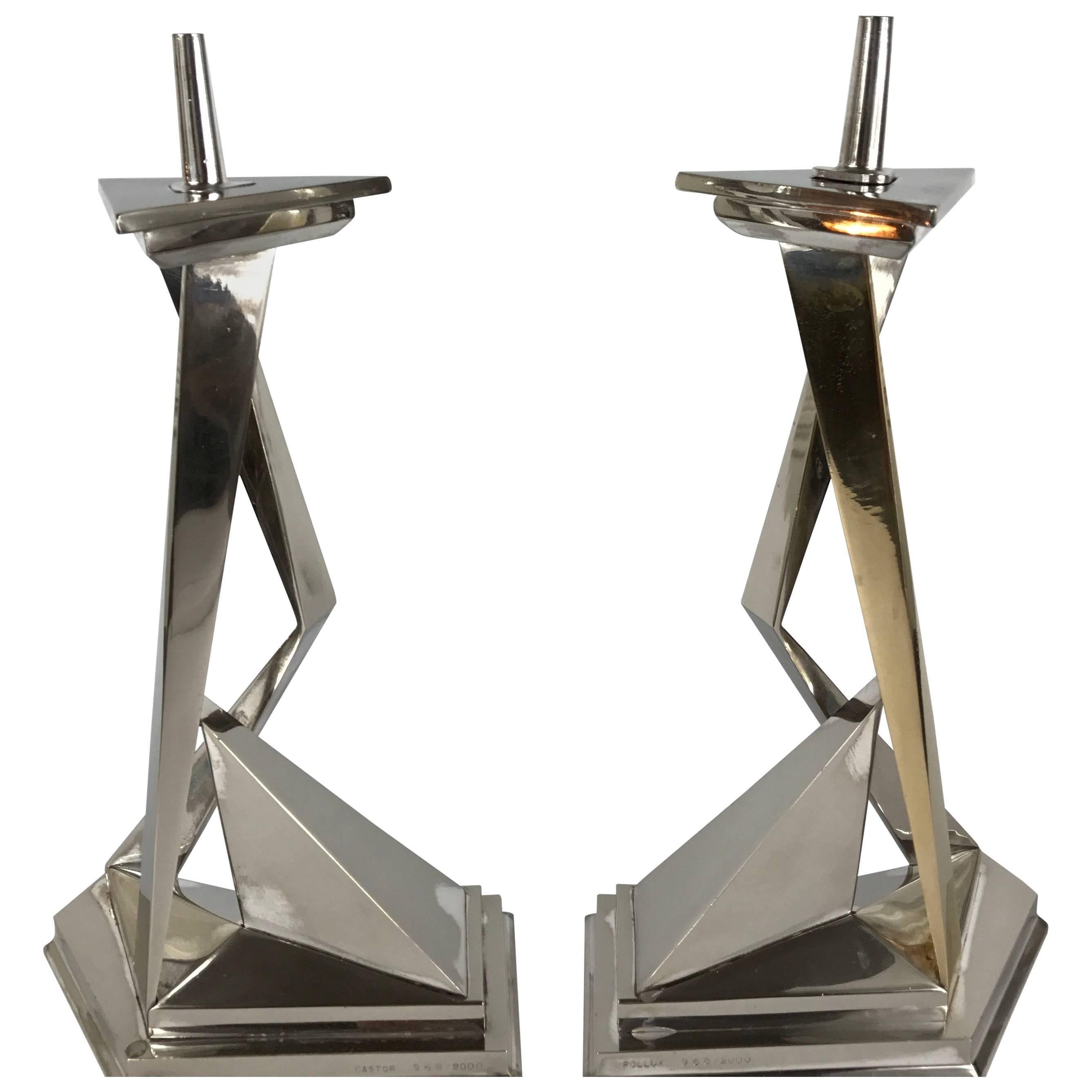 Pair of Salvador Dali "Twins" Candlesticks, Castor & Pollux