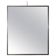 Industrial Steel Rectangular Wall Mirror, Contemporary 5