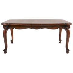 Antique Large French Louis XV-Style Oak Table