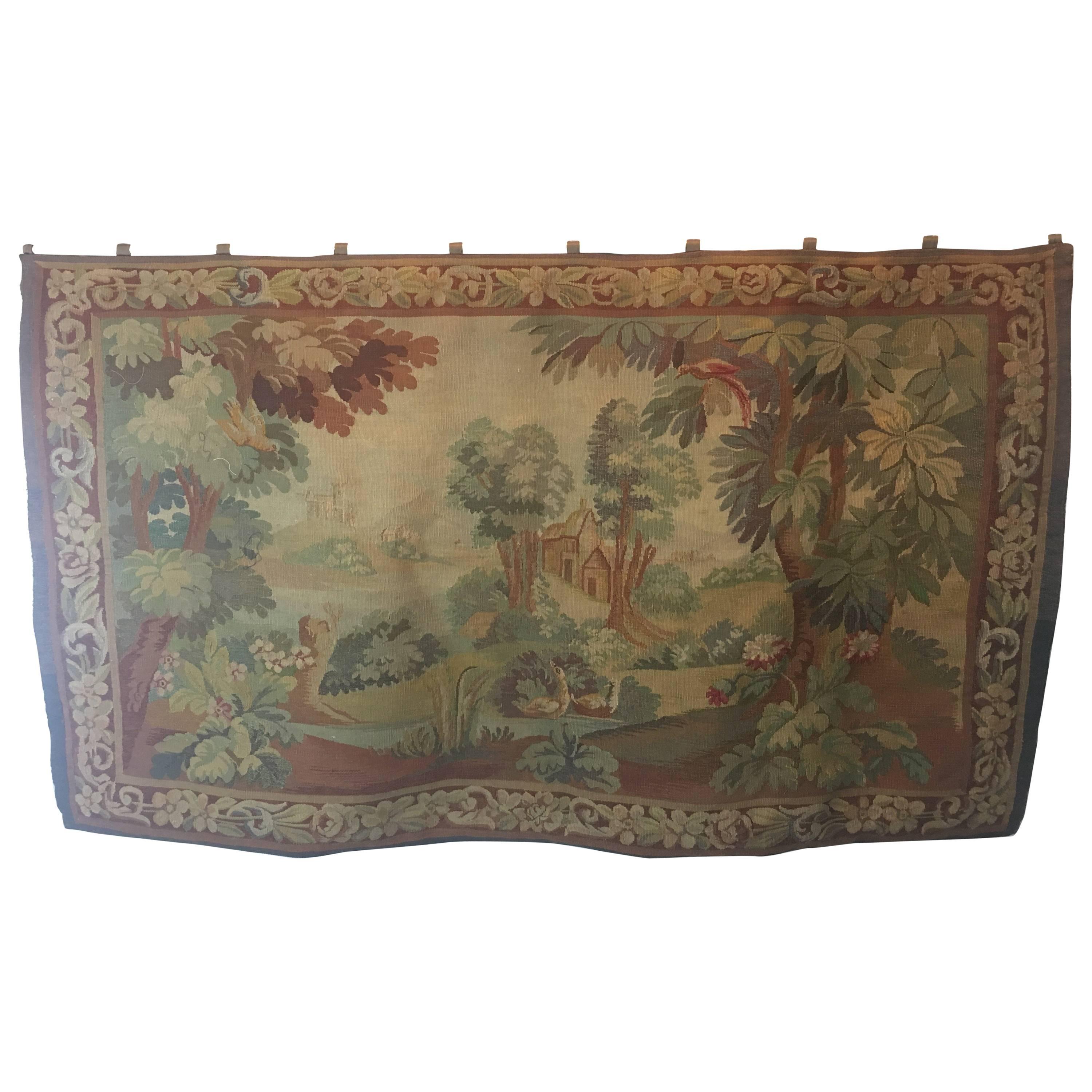 French Aubusson Tapestry, circa 1850