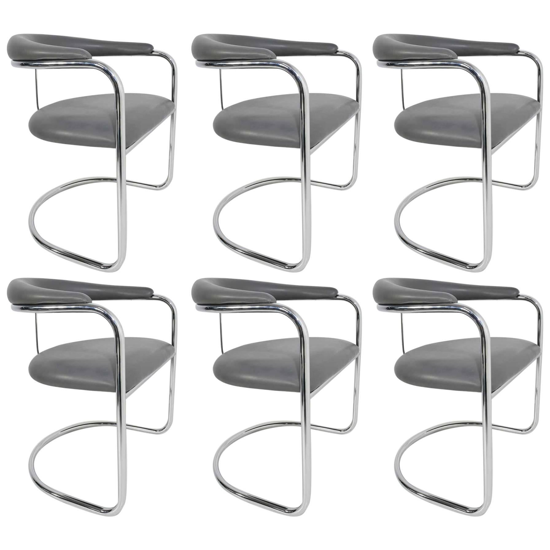Anton Lorenz for Thonet Dining Chairs Model SS33