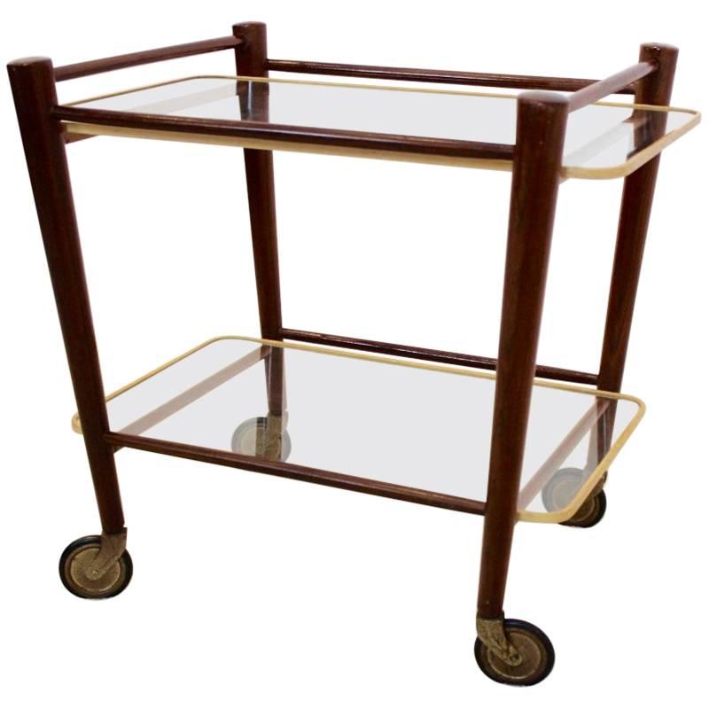 Elegant Serving Trolley by Cees Braakman for Pastoe, Netherlands, 1950s For Sale