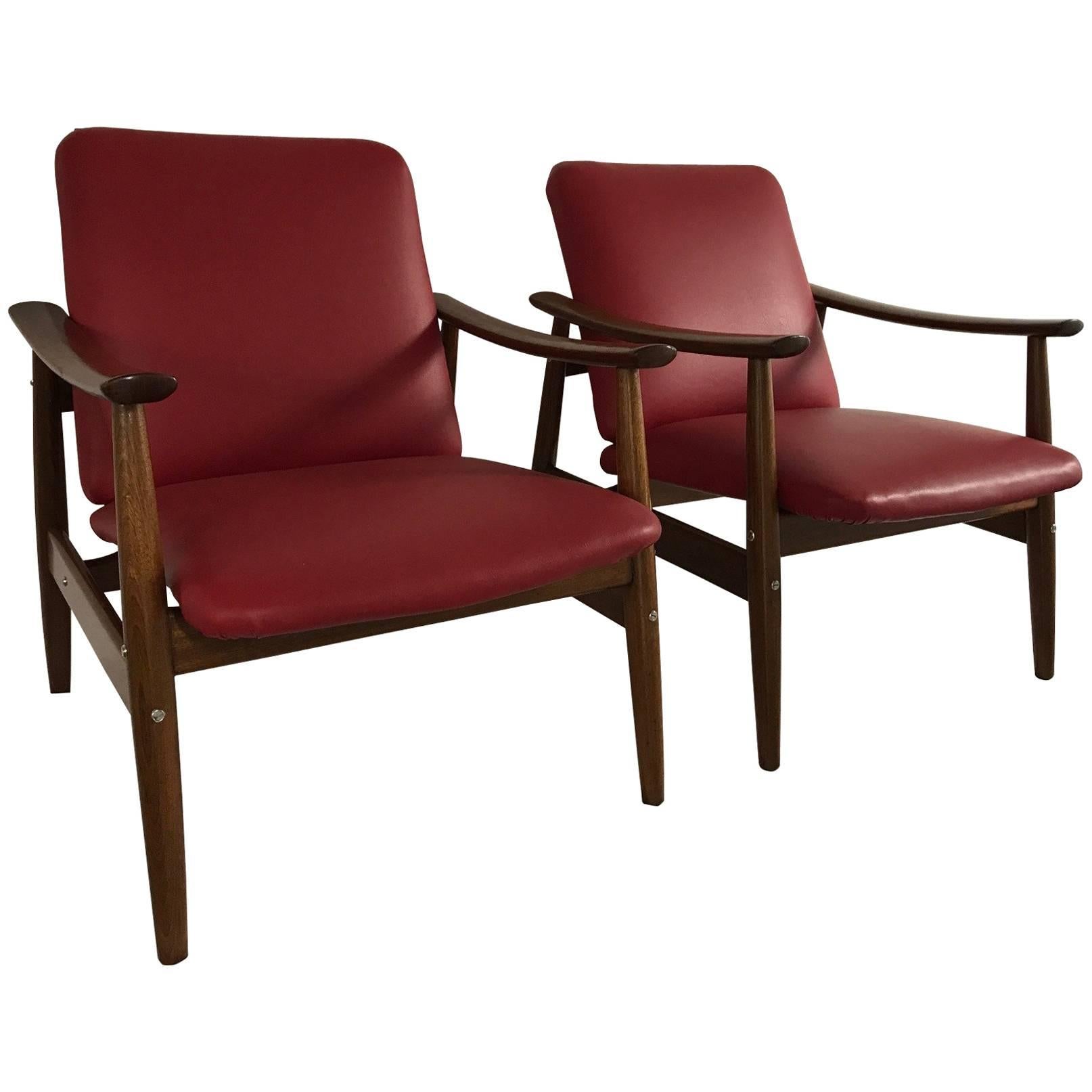 Pair of Armchairs by Altamira, Portugal, 1960s