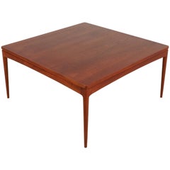 Beautiful Danish Teak Square Coffee Table