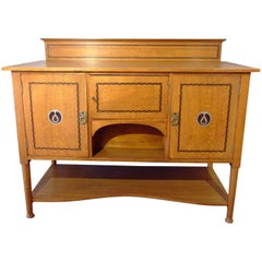 Baillie Scott (attrib) Oak Arts & Crafts Sideboard