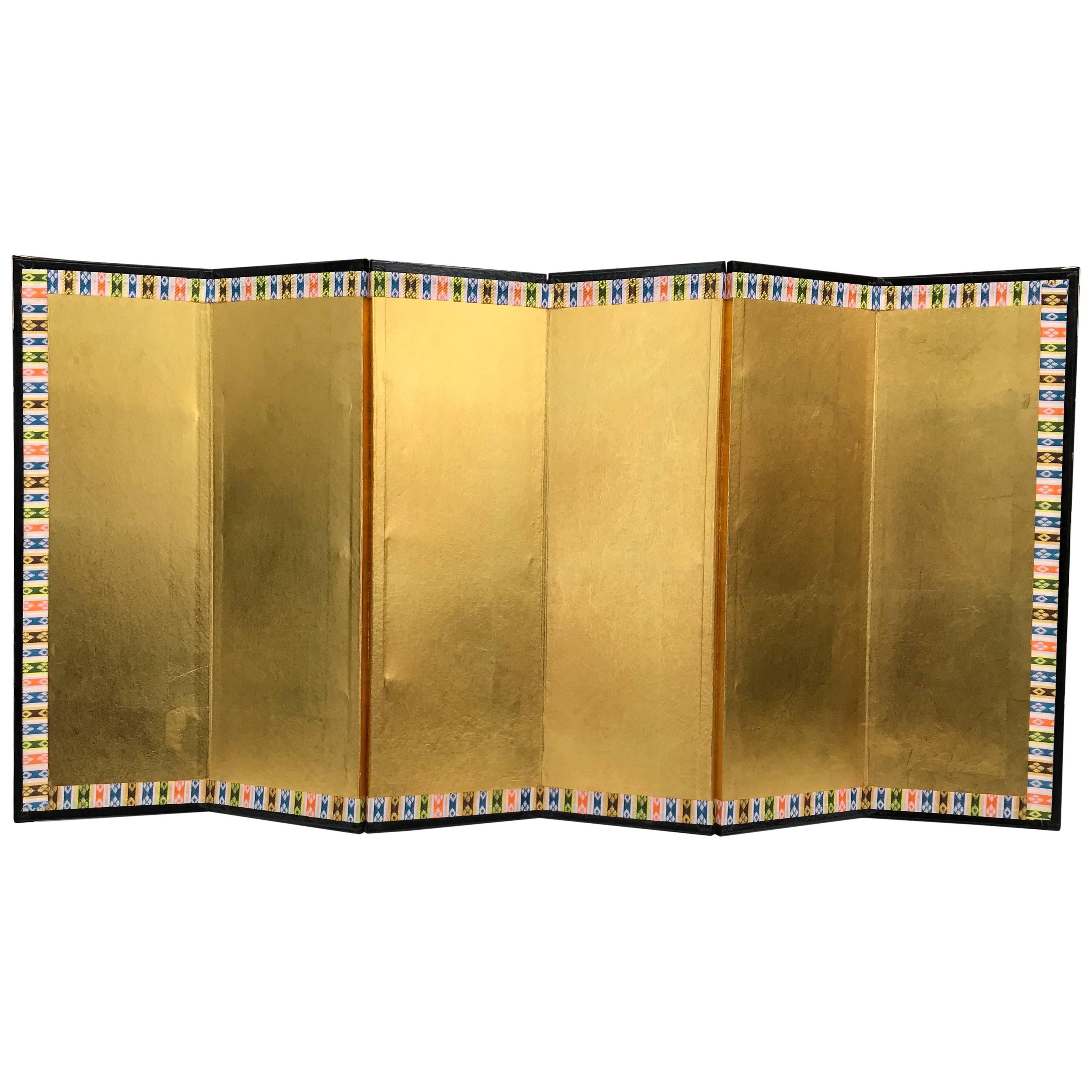 Japanese Handsome Small, Simple Gold Screen