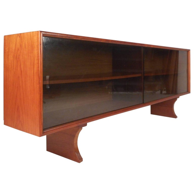 MidCentury Modern Teak Bookshelf Topper by Gunni Omann at 1stDibs