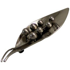 Carl Ove Frydensberg Danish Sterling Silver Modernist Brooch Pin 3