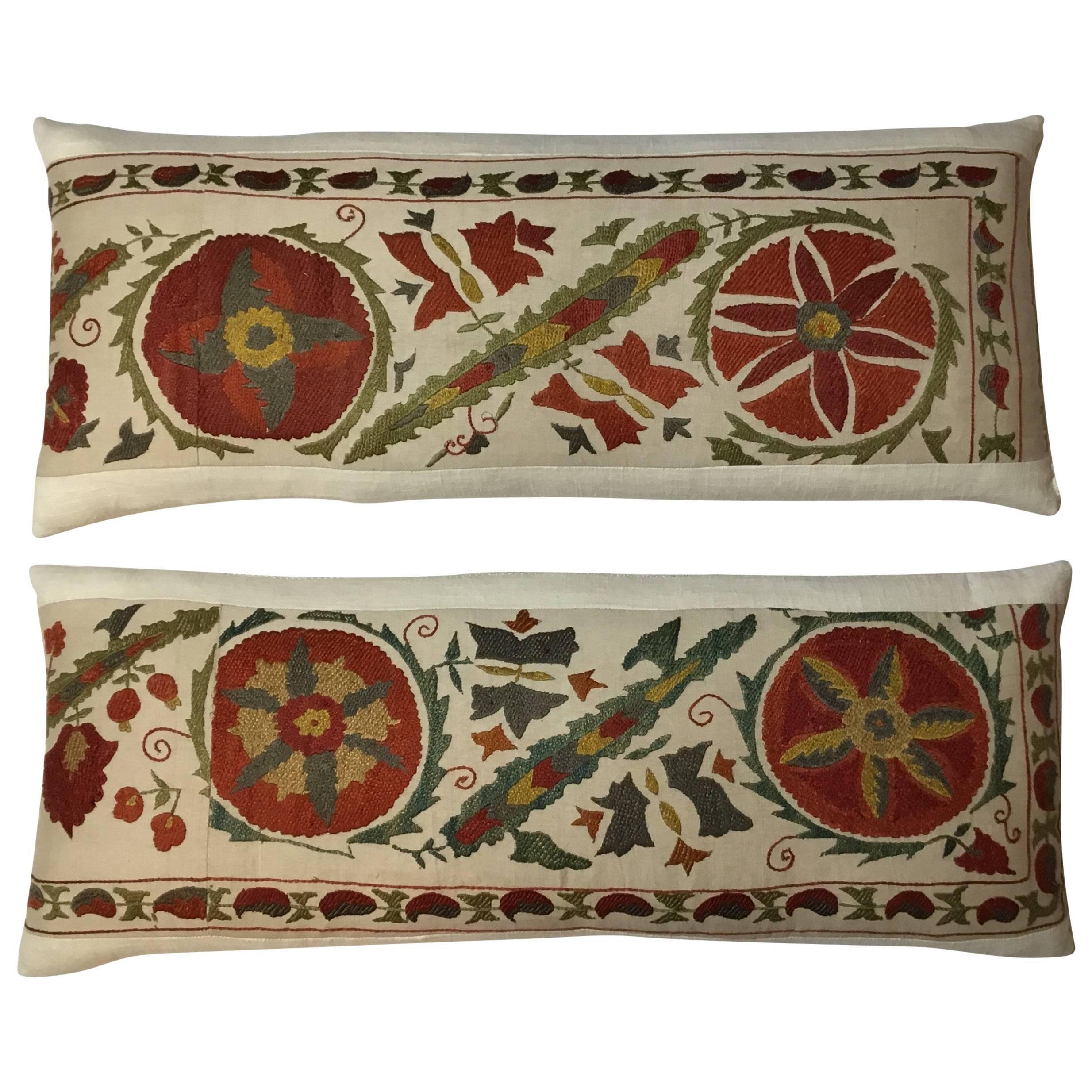 Pair of Hand Embroidery Suzani Pillows