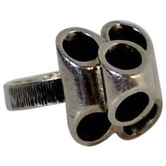 Vintage Citlali Manuel Porcayo Sterling Silver Brutalist Ring