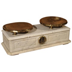 Antique Marble and Brass Paris Boulangerie Scale, circa 1860