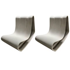 Four Willy Guhl "Loop" Chairs