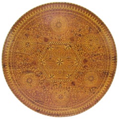Antique 19th Century Italian Inlay Marquetry Grand Center Hall Table 5