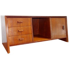 Danish Hutch Teak Secretary Desk, circa 1966 5