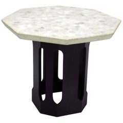 Mid-Century Octagonal Occasional Table by Harvey Probber with Terrazzo Top 5