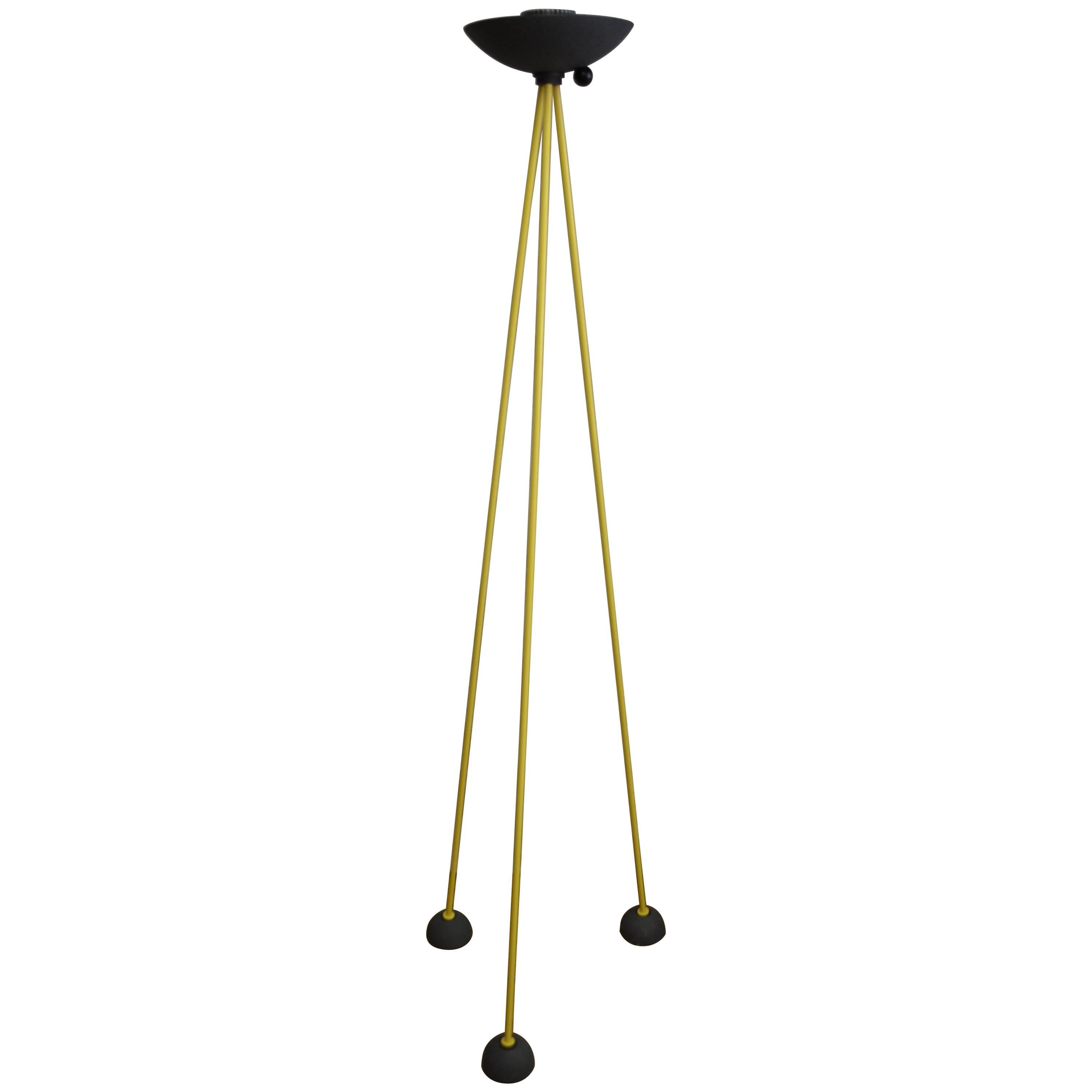 Tripod Floor Lamp, "Memphis" Style by Koch & Lowy, Called Footsteps, circa 1990s