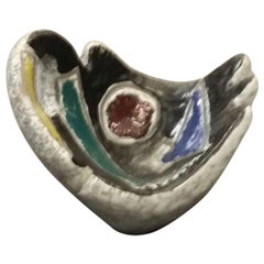 Beautiful Vallauris Ashtray or Vide-Poche Ceramic, circa 1960 6