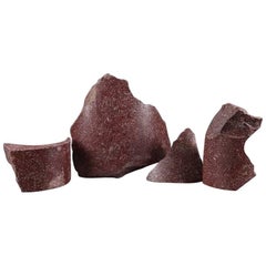 A collection of twenty seven Porphyry Fragements from Rome and ancient Egypt