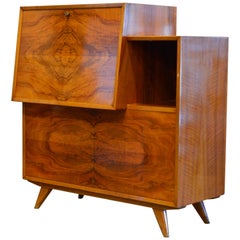 Sculptural Mid-Century Modern Credenza Cabinet by J. O. Carsson Sweden