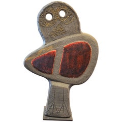 Unique Dominique Pouchain Owl Ceramic Sculpture 5