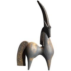 Fantastic and Unique Dominique Pouchain Unicorn Ceramic Sculpture