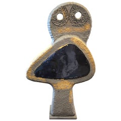 Unique Owl Dominique Pouchain Ceramic Sculpture 6